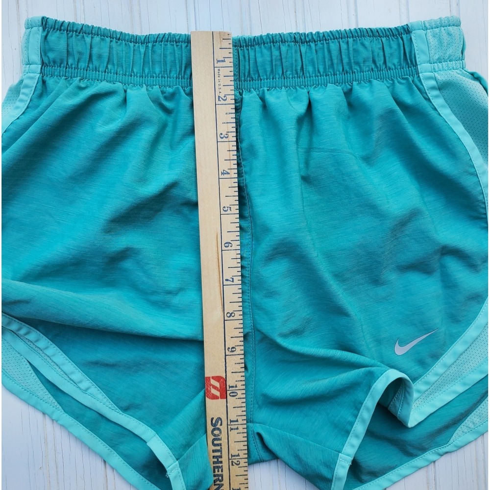 Nike Shorts Womens Lined Small Teal Running Workout Casual Dri Fit Gym - Picture 3 of 9